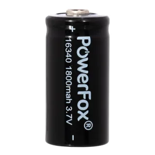 PowerFox 16340 Akku 1800 mAh für Laserpointer – Produktfoto 2