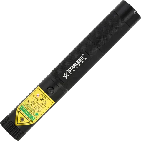 Grüner Laserpointer Starlight Lasers G3 Pro mit Akku im Aluminiumgehäuse
