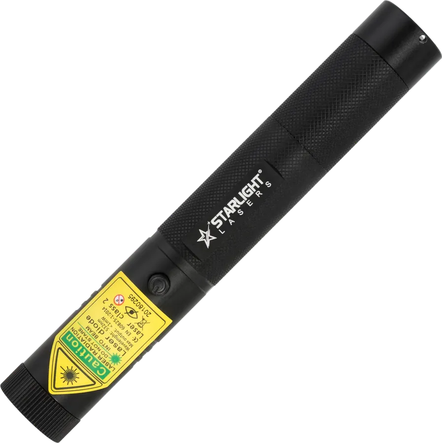 Grüner Laserpointer Starlight Lasers G3 Pro mit Akku im Aluminiumgehäuse