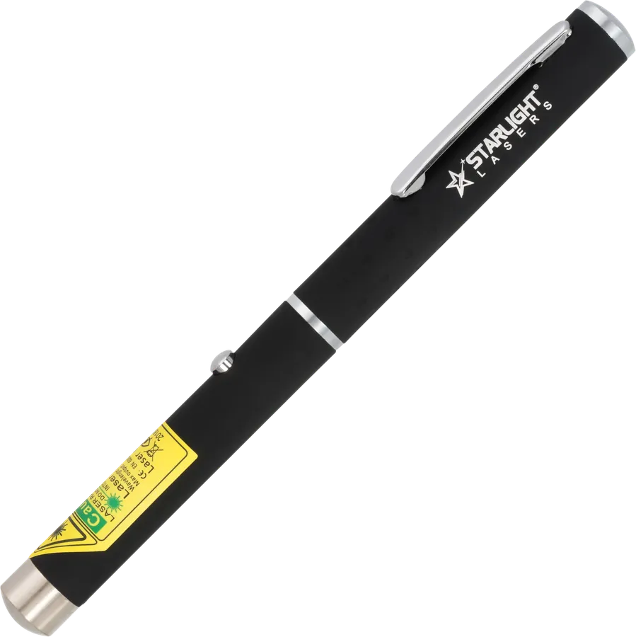 Grüner Laserpointer Stift Starlight Lasers X1 mit Clip