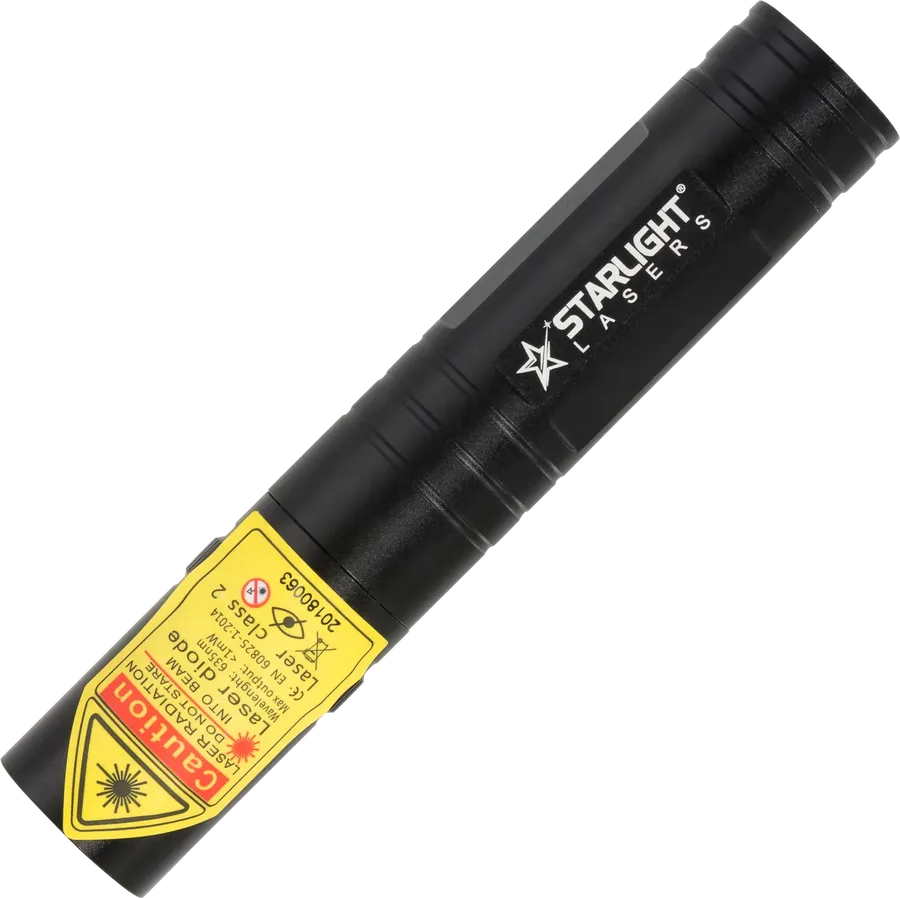 Kompakter roter Laserpointer Starlight Lasers R2 Pro mit Akku